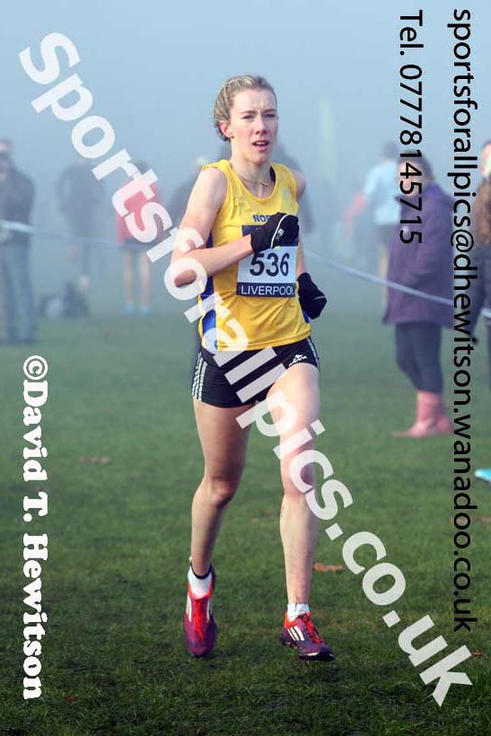 Womens under-17s and Juniors, European Cross Country Trials, Sefton Park, Liverpool. Photo: David T. Hewitson/Sports for All Pics